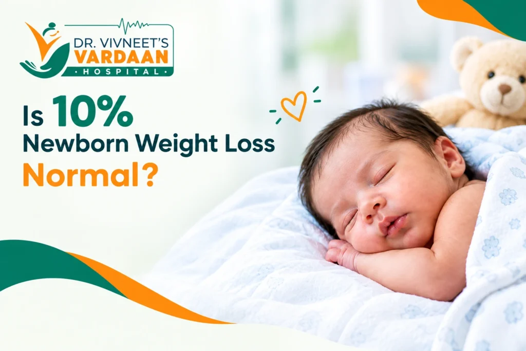 Is 10% newborn weight loss normal