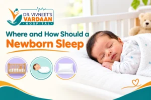 where and how should a newborn sleep